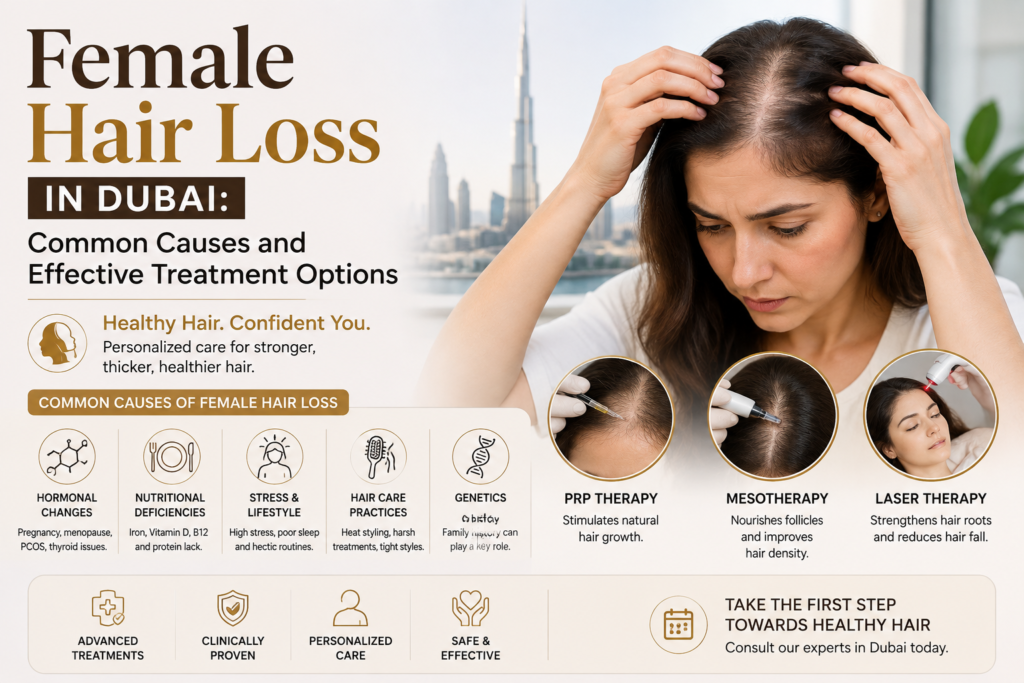 Female Hair Loss in Dubai: Common Causes and Effective Treatment Options